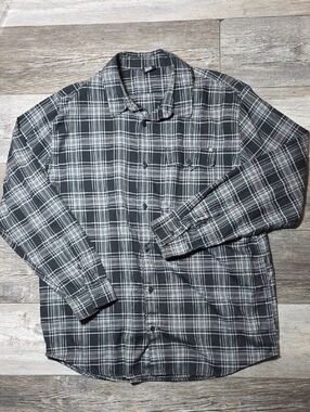 DC Shoes Vintage Y2K Lightweight Plaid Button-up Longsleeve Shirt Sz XL (2012)
